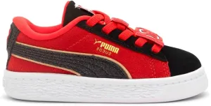 PUMA Infant Boys Laughing Out Loud Surprise X Suede Slip On Sneakers Shoes Casual - Black, Red - Size 4 M