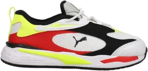 Puma - Infants Rs-Fast Ac Limits Shoes, Size: 10 M US Toddler, Color: Puma White/Puma Black/Safety Yellow