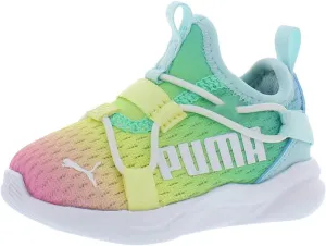 PUMA Rift Slip On Rainbow Ac Baby Girls Shoes Size 6, Color: Multi