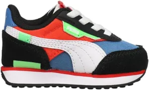 Puma Toddler Boys Future Rider Play On Lace Up Sneakers Shoes Casual - Black, White