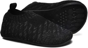 QZKDM Indoor Outdoor Non-Slip Toddler Slippers Shoes Lightweight Kids First Walkers House Shoes for Boys Girls with Rubber Sole Grip