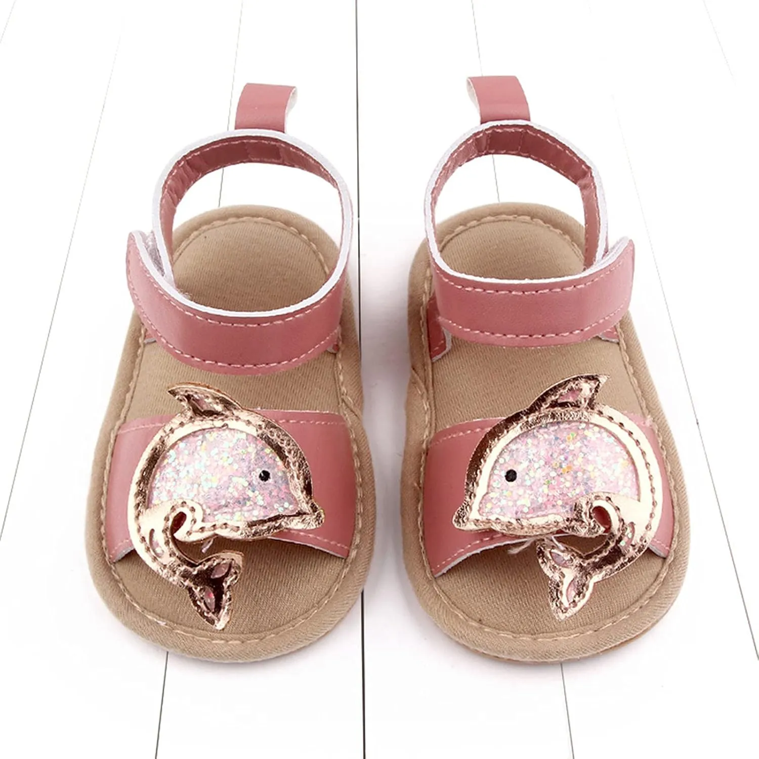 Rubber Summer Flat Baby Shoes Non-Slip Sandals Boys Sole Soft Girls Walking Baby Shoes Girls Sandals