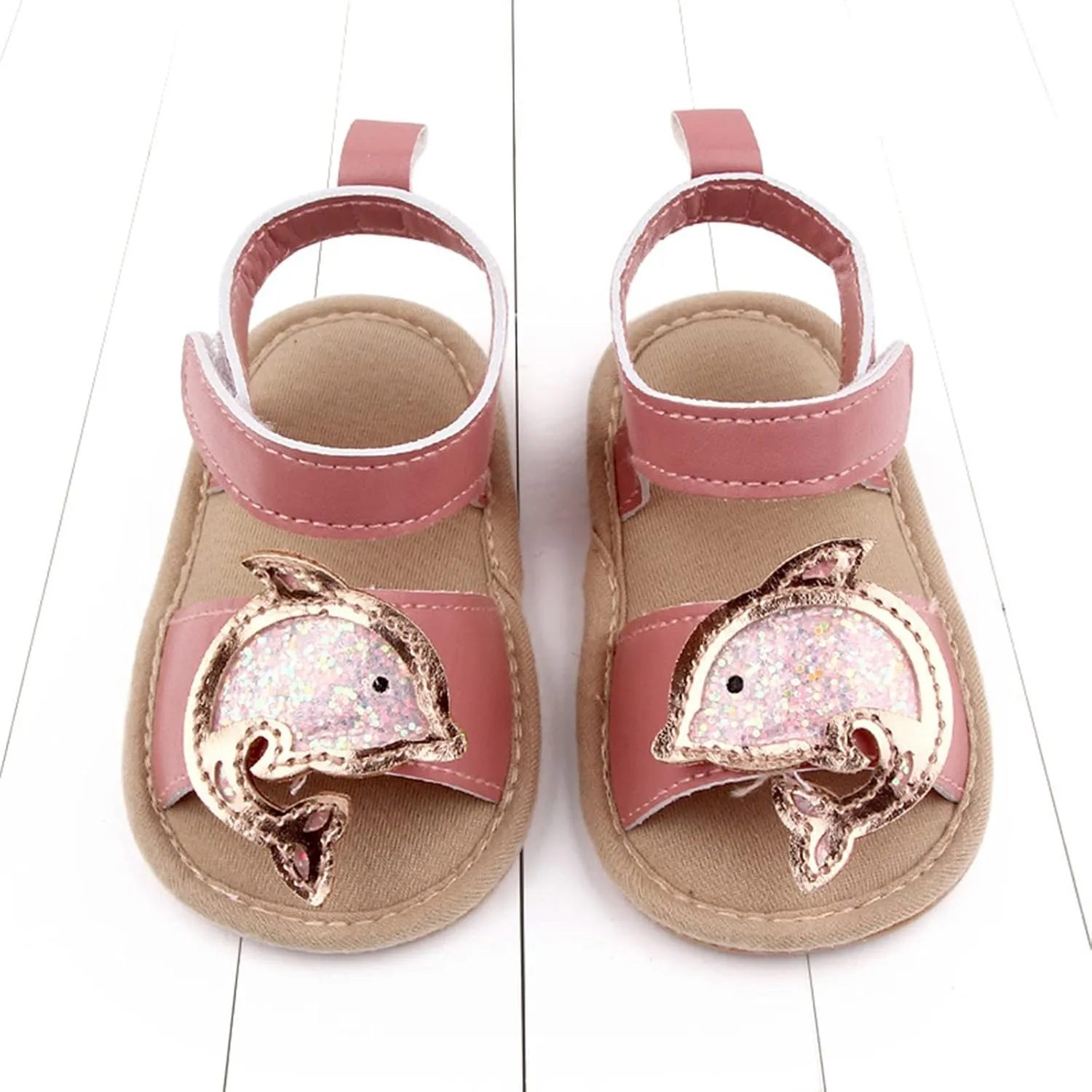 Rubber Summer Flat Baby Shoes Non-Slip Sandals Boys Sole Soft Girls Walking Baby Shoes Girls Sandals