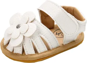 Rubber Walking Non-Slip Flat Baby Flower Boys Sandals Sole Shoes Girls Soft Baby Shoes Water Shoe Toddler Girl