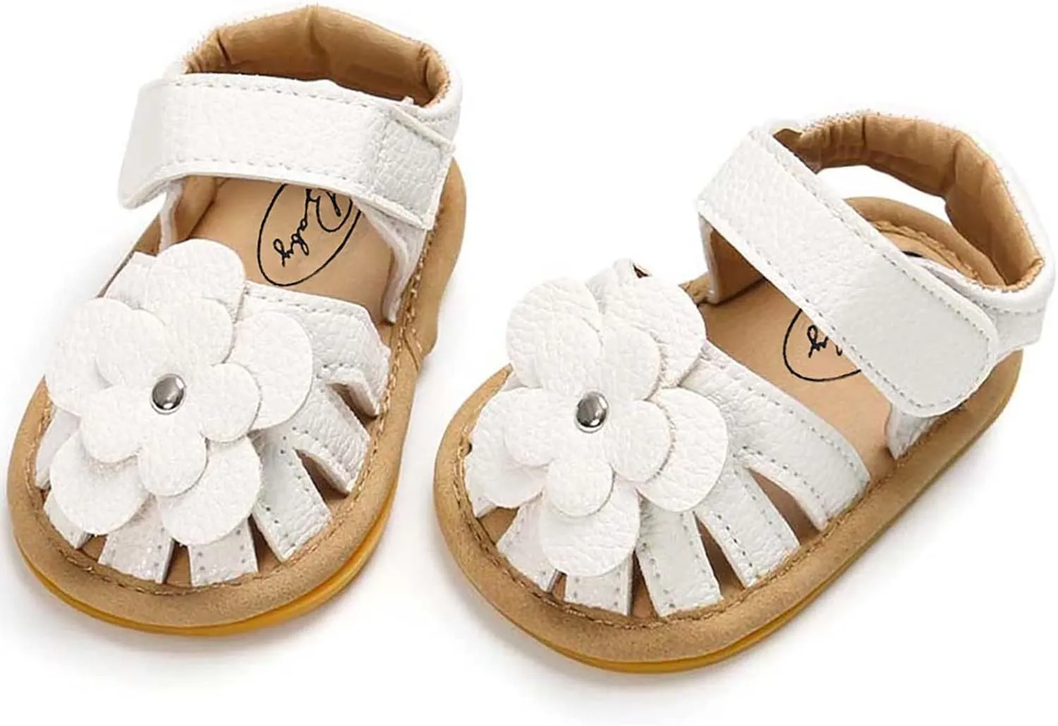 Rubber Walking Non-Slip Flat Baby Flower Boys Sandals Sole Shoes Girls Soft Baby Shoes Water Shoe Toddler Girl
