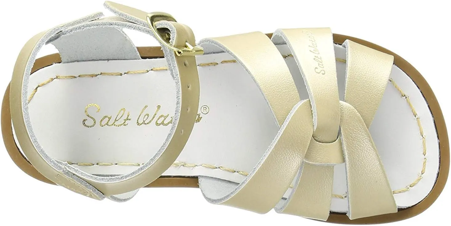 Salt Water Original Little Kid Leather Sandals