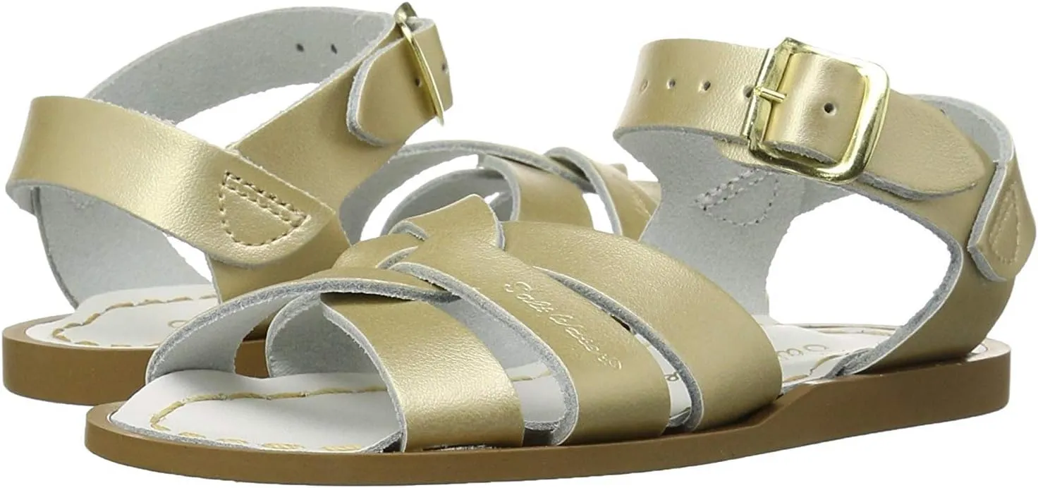 Salt Water Original Little Kid Leather Sandals