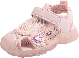 Sandals Girls Fashion Light On Baby Shoes Casual Children Shoes Girls Sandals Soft Sole Kids Beach Shoes Boys