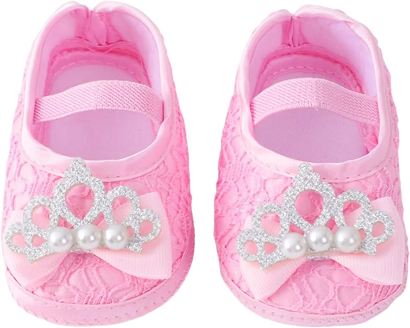 sfdgfhyf 0 to 9 Months Children Sneakers Baby Shoes Fashion Soft Sole Toddler Shoes Pearl Dress Flower Shoes Toddler