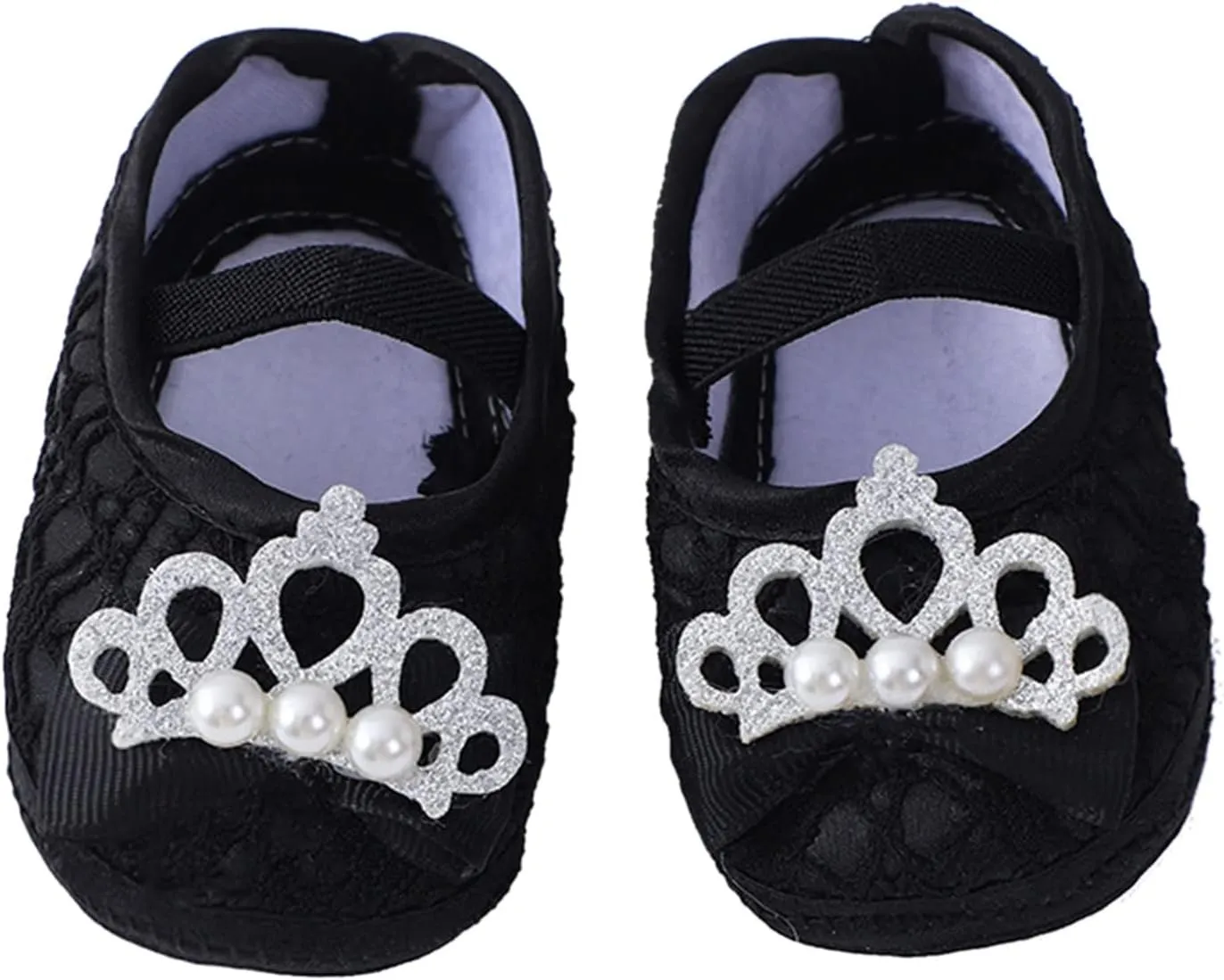 sfdgfhyf 0 to 9 Months Children Sneakers Baby Shoes Fashion Soft Sole Toddler Shoes Pearl Dress Flower Shoes Toddler
