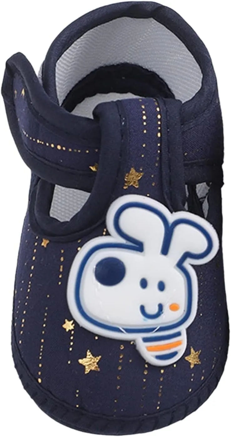 sfdgfhyf 0 to 9 Months Children Soft Bottom Sneakers Baby Fashion Soft Sole Toddler Dress Cute Print Shoes Toddler Shoes