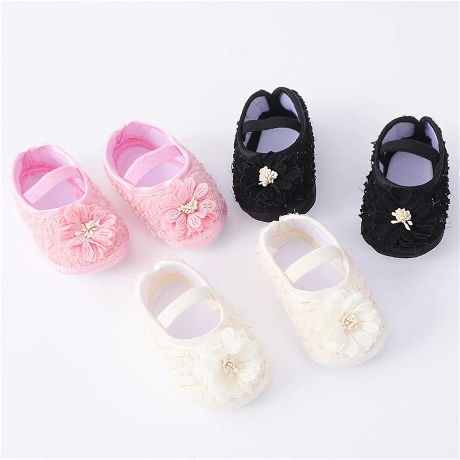 sfdgfhyf Children Breathable Shoes Baby Shoes Fashion Soft Sole Toddler Shoes Pearl Dress Flower Shoes Toddler Shoes