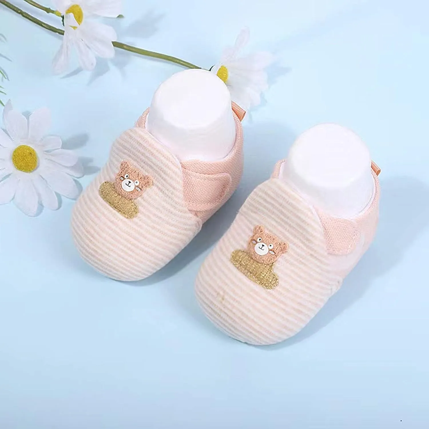 sfdgfhyf Toddler Cute Sneaker Baby Shoes Floor Shoes Baby Cotton Shoes Plus Velvet Warm Soft Sole Shoes (Yellow, 15-18 Months)