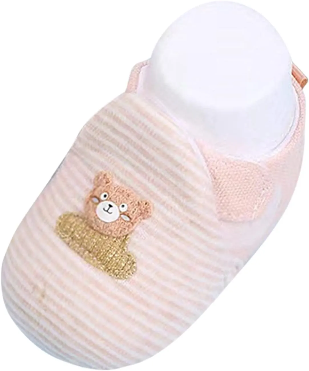 sfdgfhyf Toddler Cute Sneaker Baby Shoes Floor Shoes Baby Cotton Shoes Plus Velvet Warm Soft Sole Shoes (Yellow, 15-18 Months)
