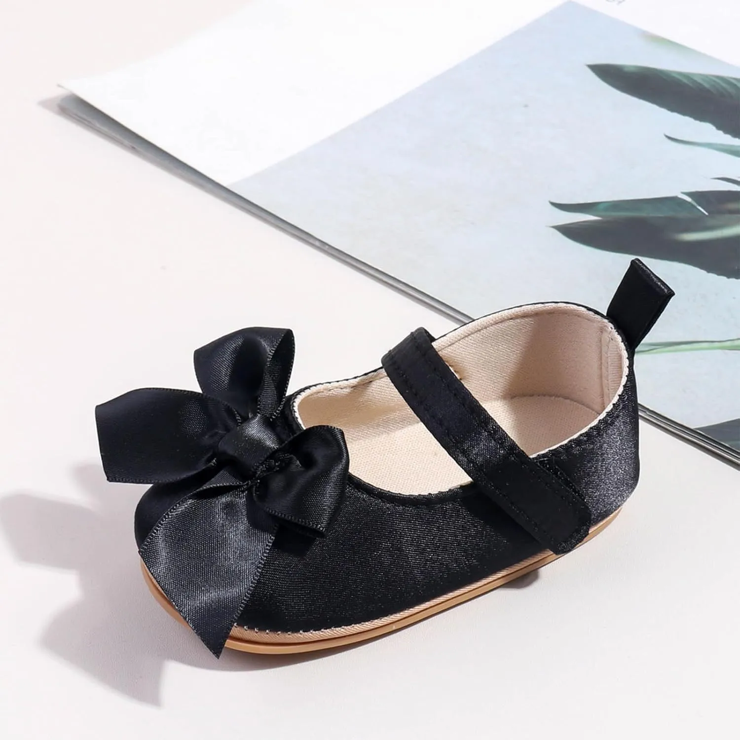 Shoes Rubber Sole Baby Shoe Bow Non Slip Toddler Shoes for Child Baby Sandals