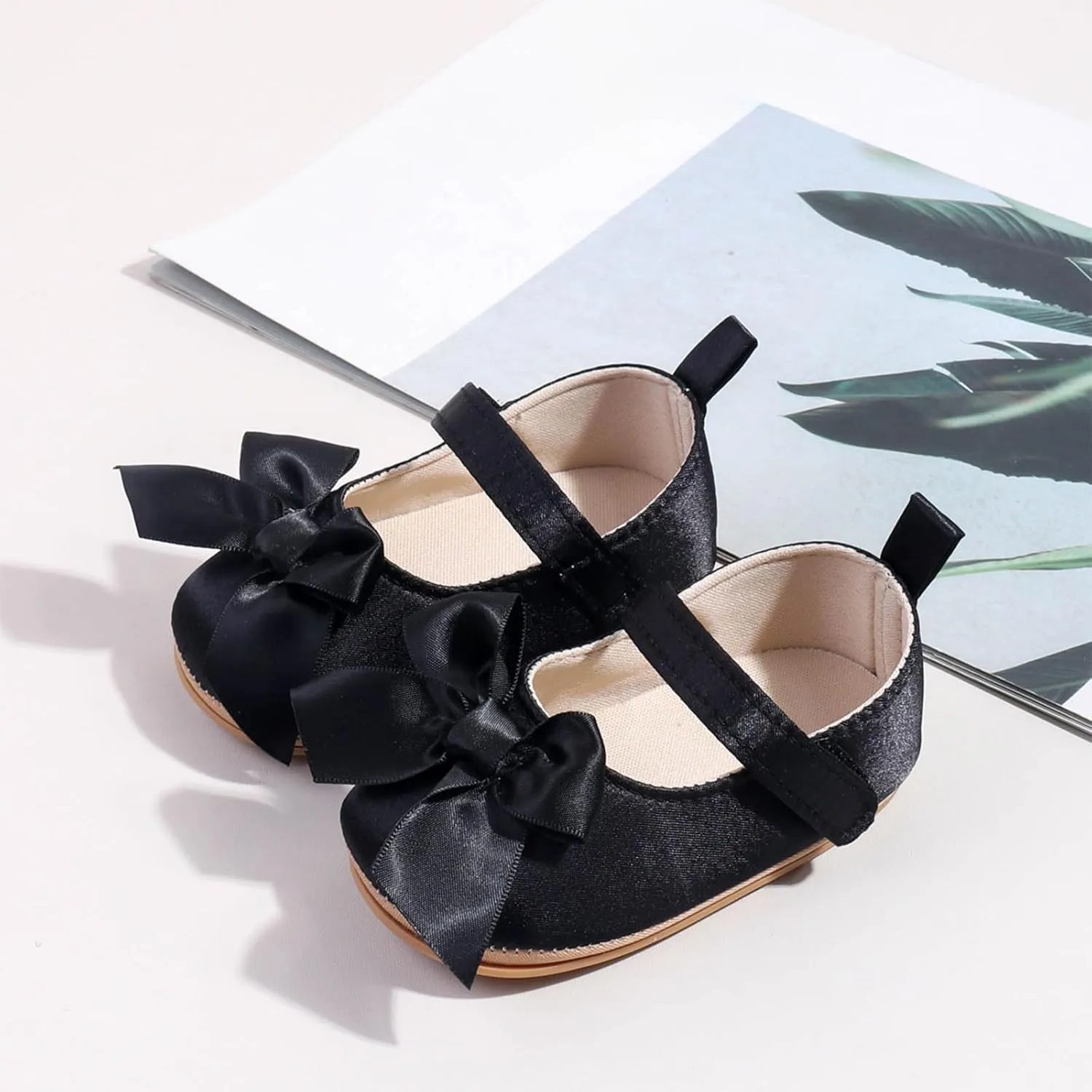Shoes Rubber Sole Baby Shoe Bow Non Slip Toddler Shoes for Child Baby Sandals
