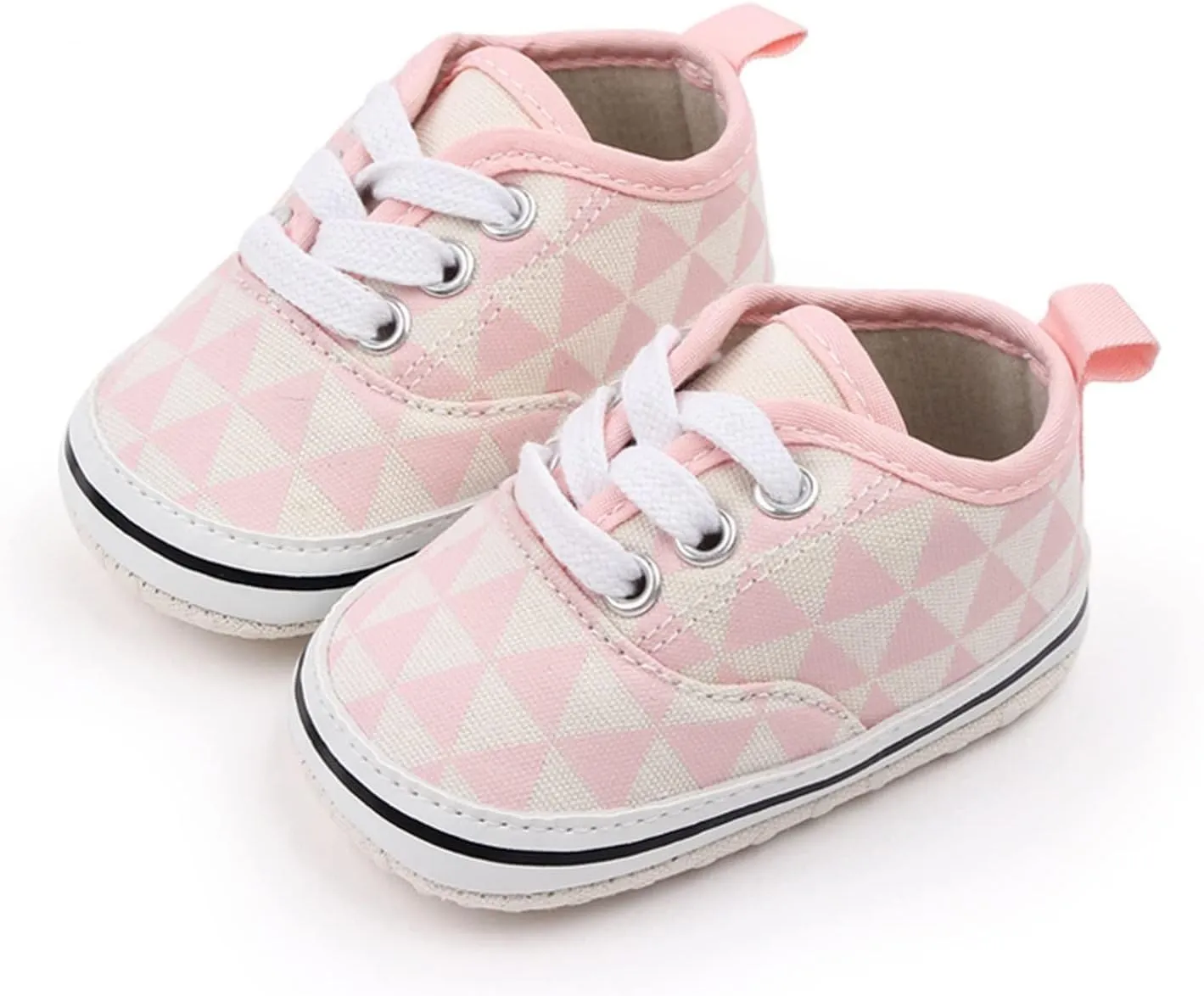 Size 7 Toddler Girl Shoes Infant Toddler Shoes Soft Sole Plaid Lace Up Casual Shoes Princess Shoes Toddler Girl Shoes 9