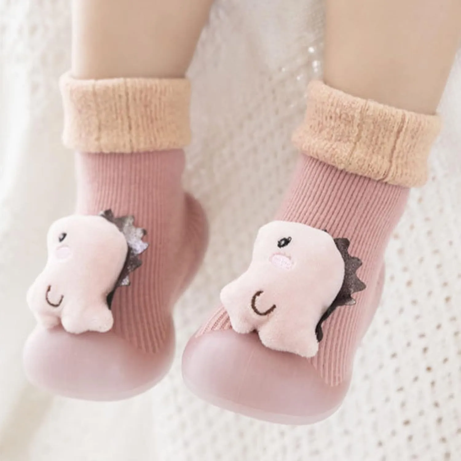 Sock Shoes Toddler Infant Cartoon Floor Slipper Soft Rubber Sole Breathable Indoor House Boys Girls Toddler Shoes