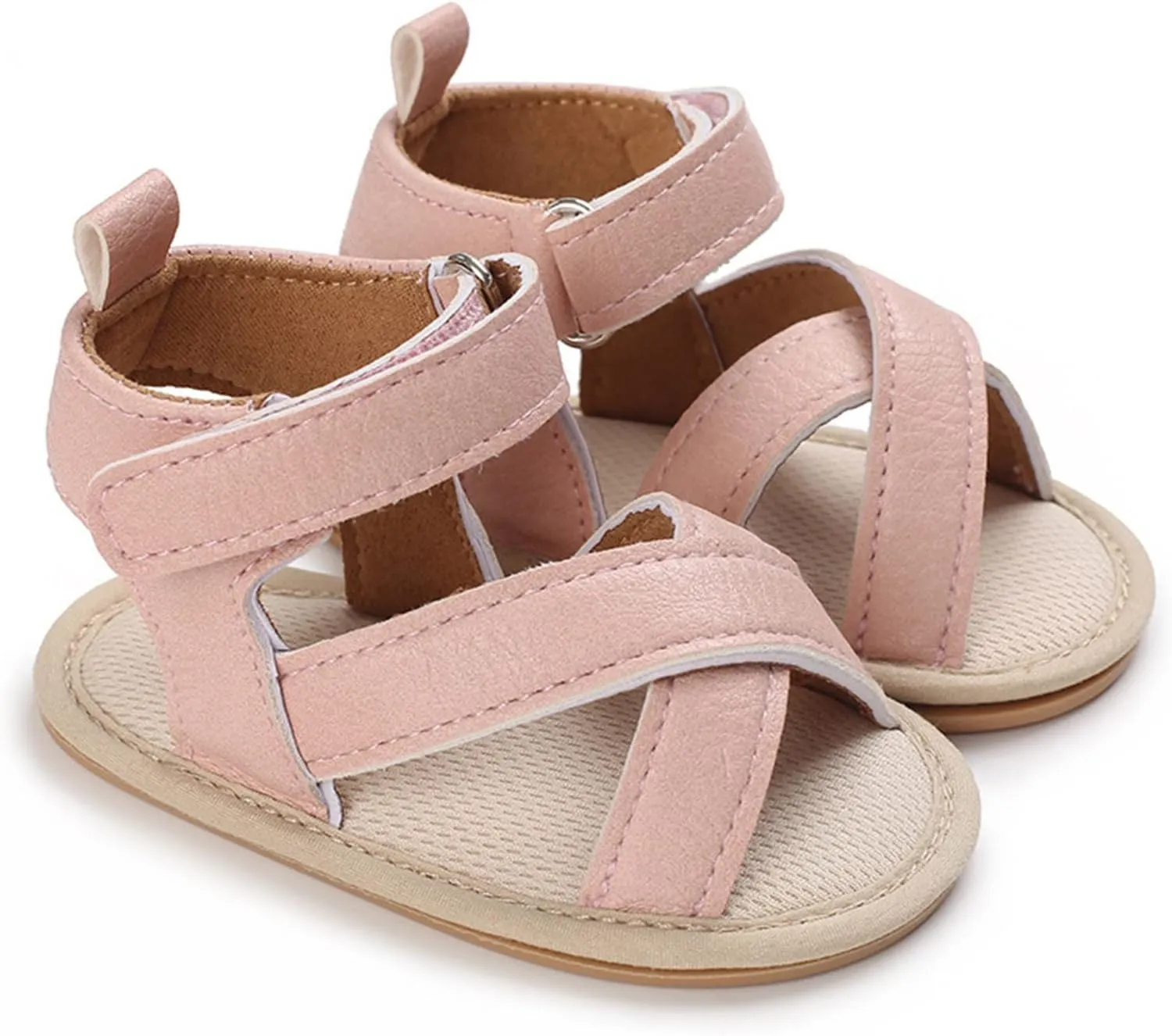 Spring And Summer Children Baby Toddler Shoes Boys And Girls Sandals Solid Color Open Toe Breathable Sheep Baby Slippers
