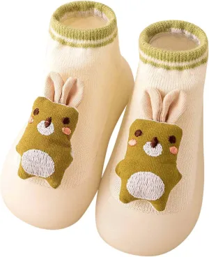 Spring and Summer Children Infant Infant Shoes Boys and Girls Socks Shoes Light and Breathable Solid Color Cartoon Animal Shape Boys Shoes Size 9