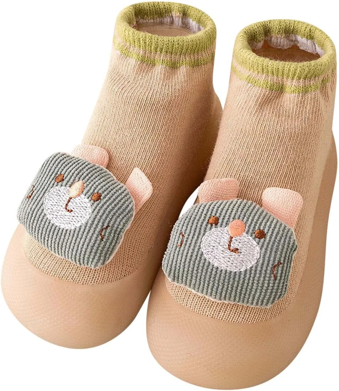 Spring and Summer Children Infant Infant Shoes Boys and Girls Socks Shoes Light and Breathable Solid Color Cartoon Animal Shape Boys Shoes Size 9