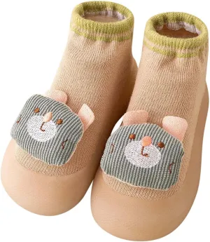 Spring and Summer Children Infant Infant Shoes Boys and Girls Socks Shoes Light and Breathable Solid Color Cartoon Animal Shape Boys Shoes Size 9