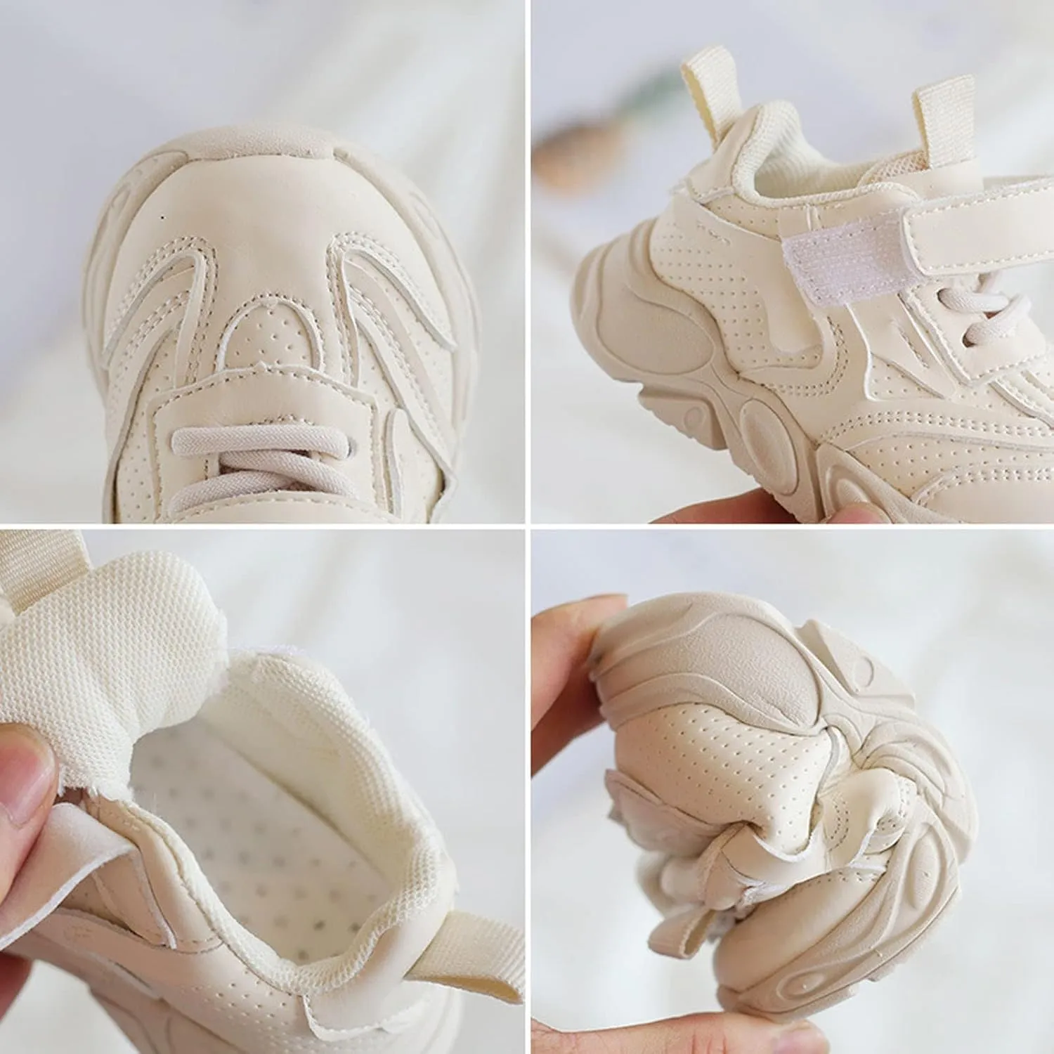 Spring and Summer New Solid Color Breathable Non Slip Children's Casual Sports Shoes Cat and Toddler Shoes