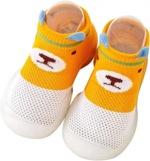 Summer and Autumn Infant Toddler Shoes Cute Deer Rabbit Pattern Children Mesh Breathable Floor Boys Infant Shoes