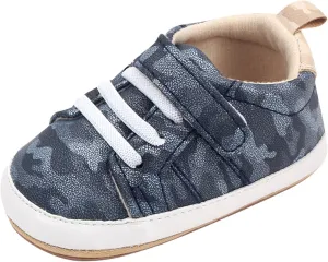 Summer Children Infant Infant Shoes Boys and Girls Sports Flat Bottom Lightweight Camouflage Print Size 4 Slip on Shoes