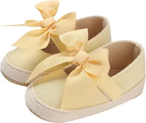Summer Children Infant Toddler Shoes Girls Sports Flat Bottom Super Lightweight Ribbon Bow Solid Shoes Girls Size 8
