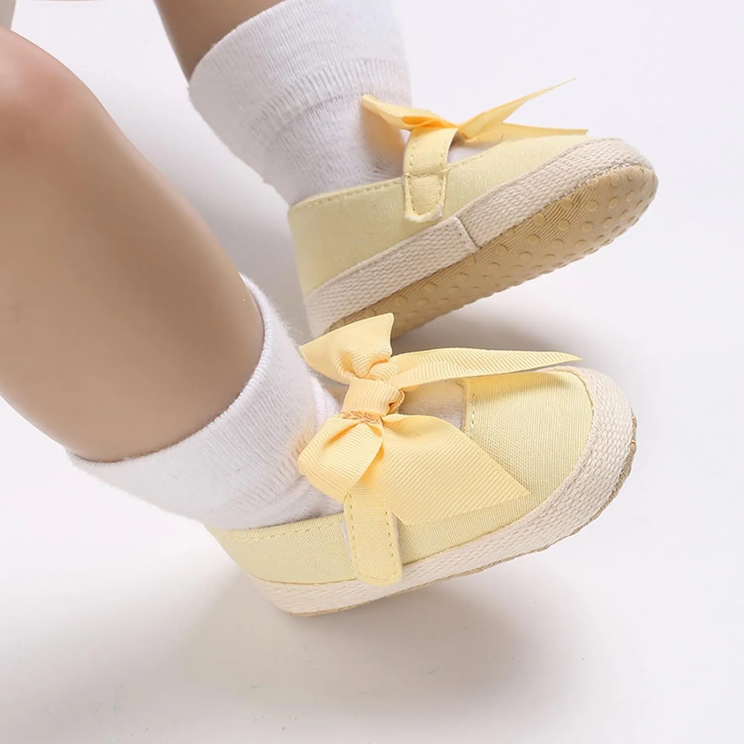 Summer Children Infant Toddler Shoes Girls Sports Flat Bottom Super Lightweight Ribbon Bow Solid Shoes Girls Size 8