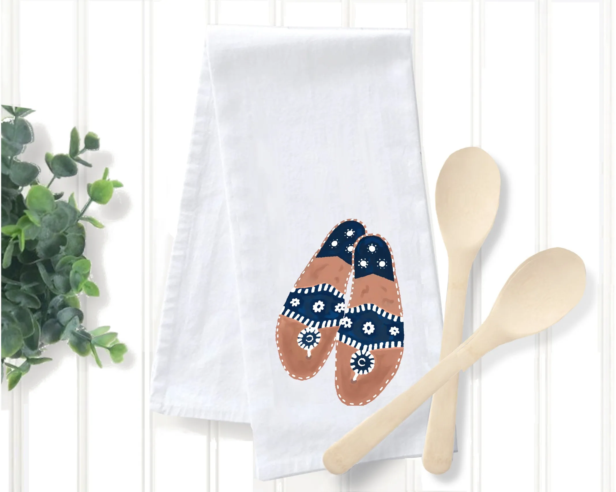 Tea Towel - Palm Beach Sandals