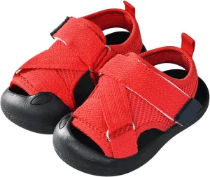 Terrain Double Strap Sandals For Baby Girls Boys Rubber Sole Amphibian Shoes For Beach Pool Hiking Walking & Sports