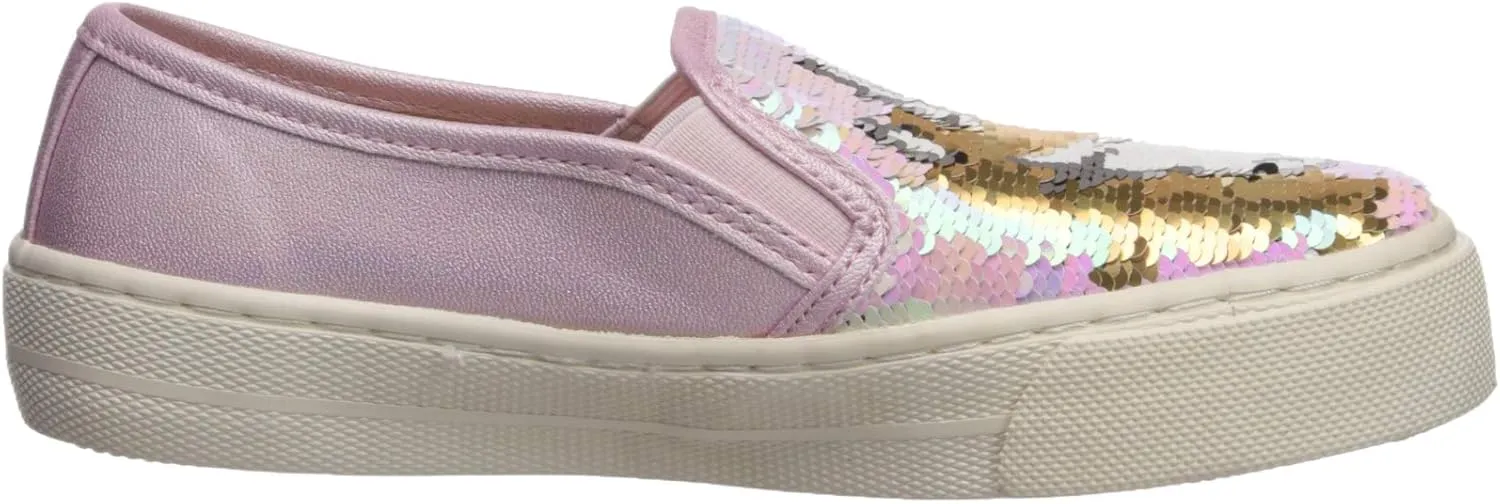 The Children's Place Girl's Sequence Slip on Sneaker