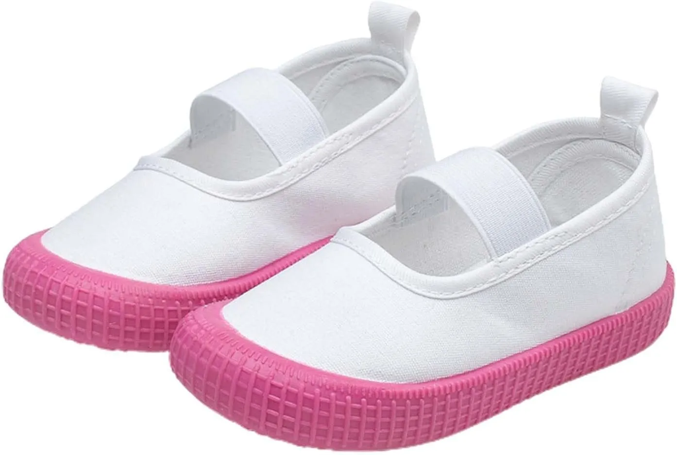 Toddler Baby Boy Girl Shoes Flat Shoes Bao Head One Foot Off Girl Canvas Shoes Baby Soft Sole Girls Youth Running Shoes