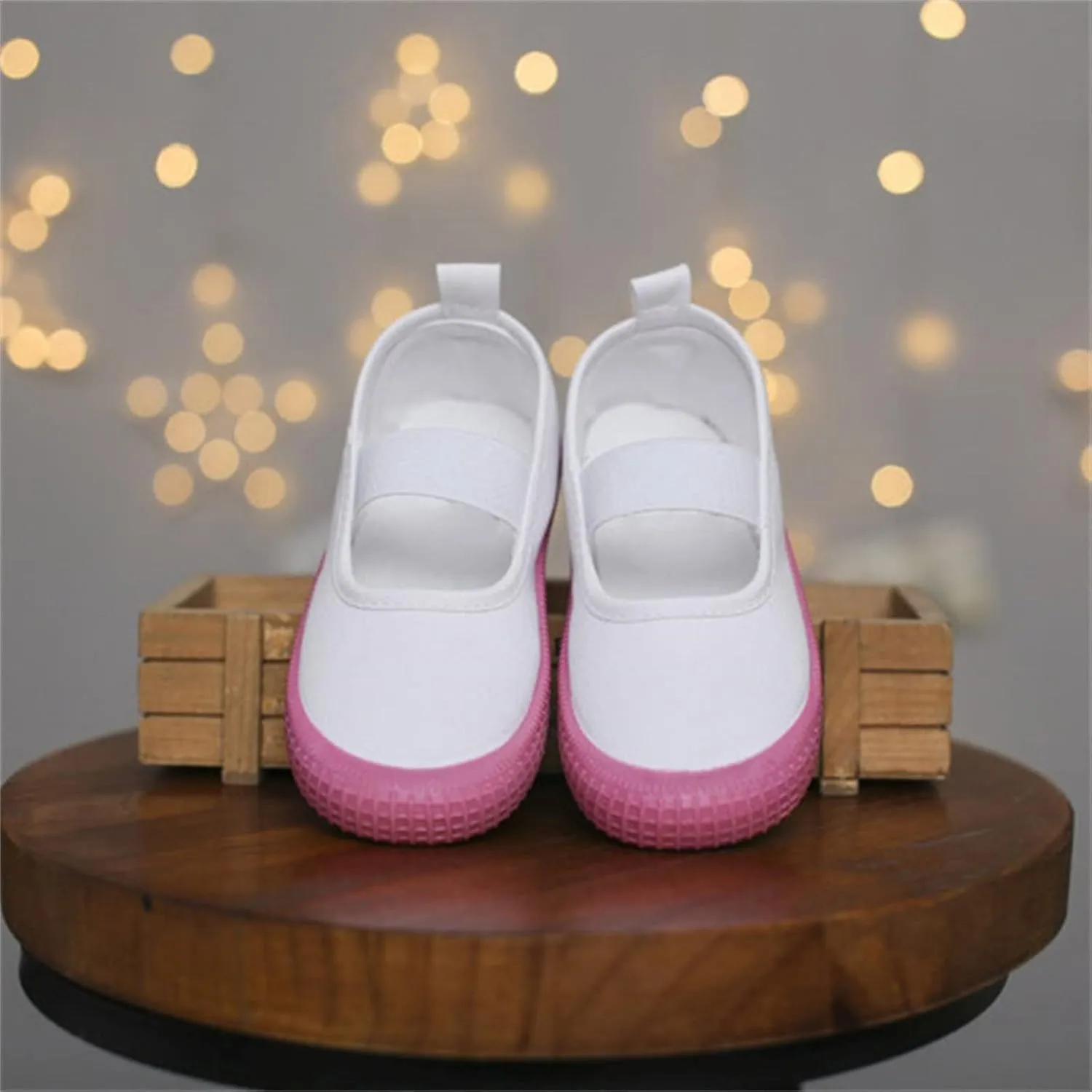 Toddler Baby Boy Girl Shoes Flat Shoes Bao Head One Foot Off Girl Canvas Shoes Baby Soft Sole Girls Youth Running Shoes