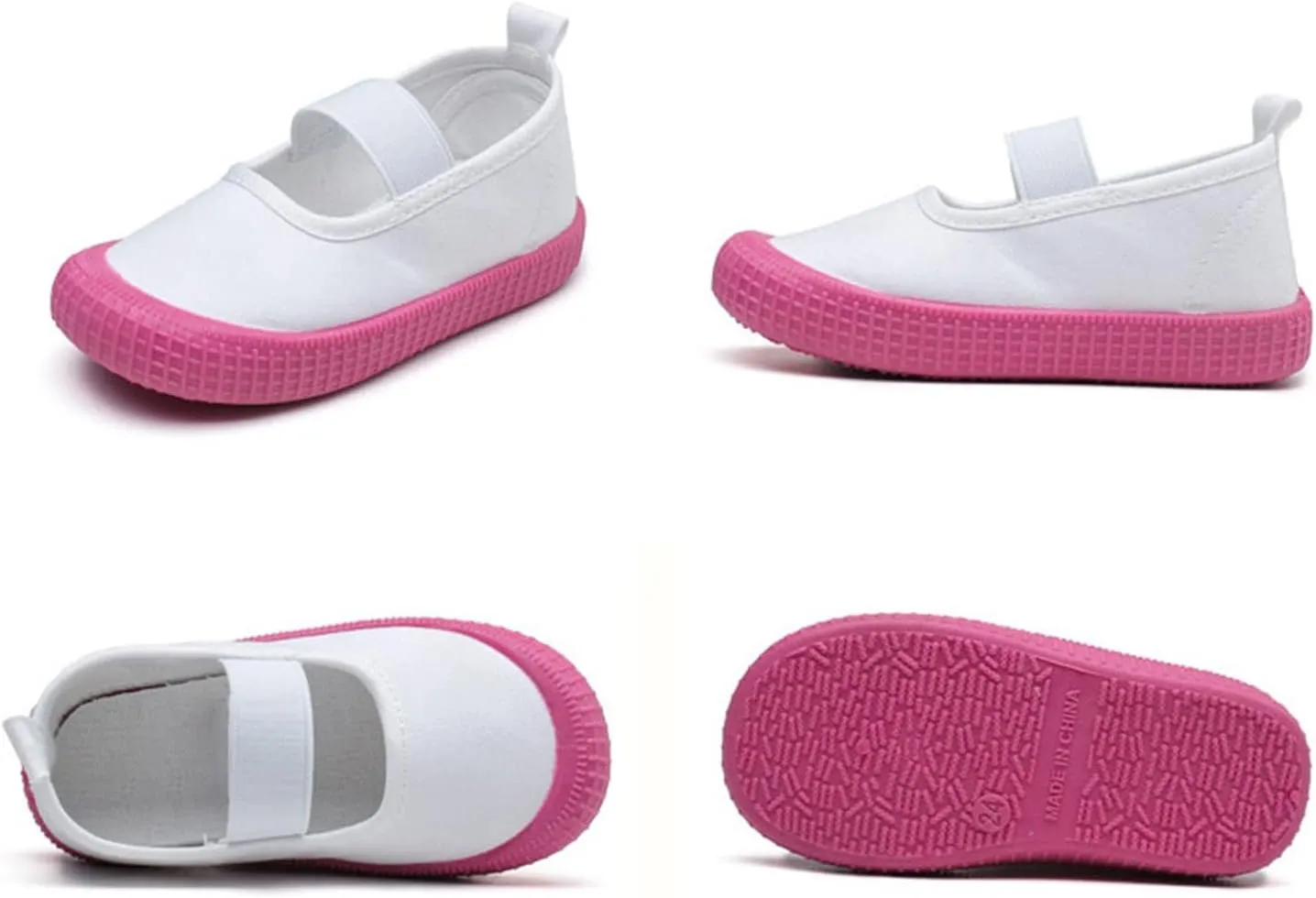 Toddler Baby Boy Girl Shoes Flat Shoes Bao Head One Foot Off Girl Canvas Shoes Baby Soft Sole Girls Youth Running Shoes