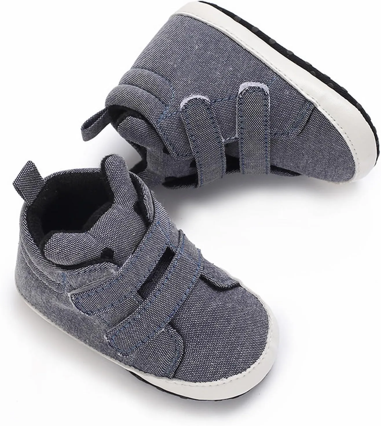 Toddler Baby Boys Girls High Tops Ankle Sneakers Soft Anti Slip Sole PU Leather Infant Newborn Prewalker Shoes Size 4