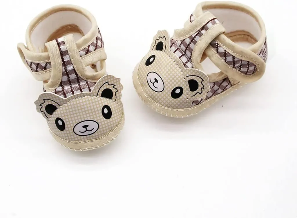 Toddler Baby Boys Slip on Shoes Newborn Baby Girls Cartoon Prewalker Soft Sole Sandals Single Shoes Walking Shoes