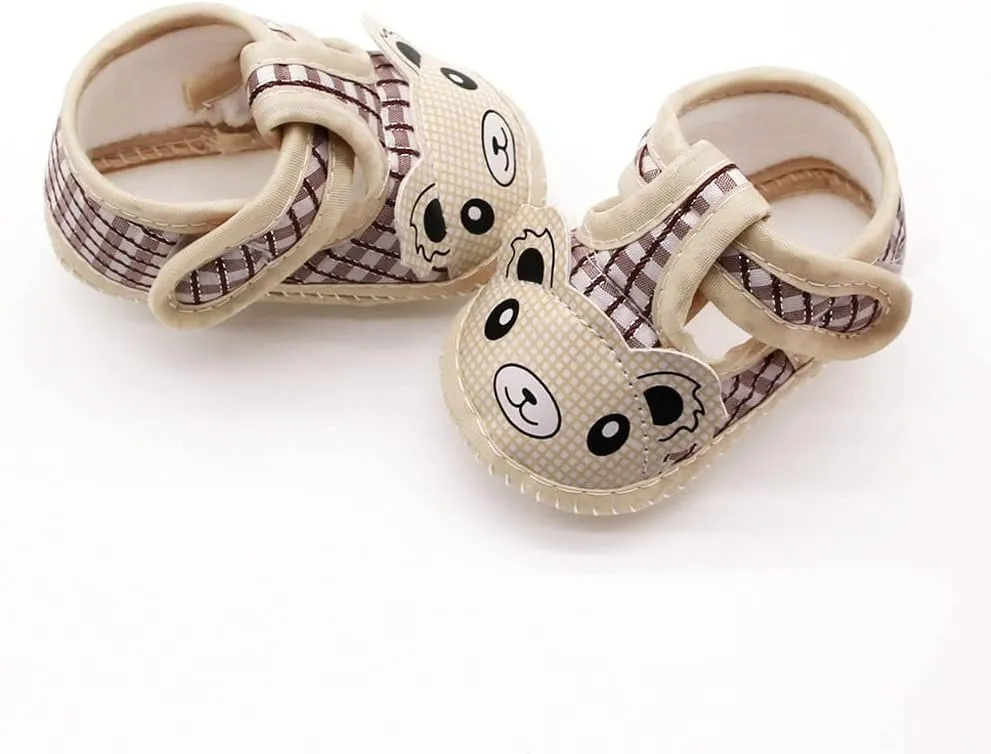 Toddler Baby Boys Slip on Shoes Newborn Baby Girls Cartoon Prewalker Soft Sole Sandals Single Shoes Walking Shoes
