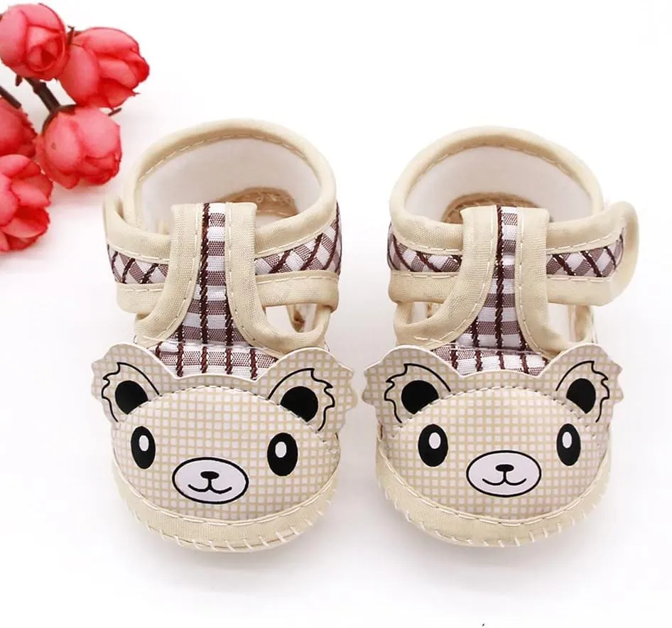Toddler Baby Boys Slip on Shoes Newborn Baby Girls Cartoon Prewalker Soft Sole Sandals Single Shoes Walking Shoes