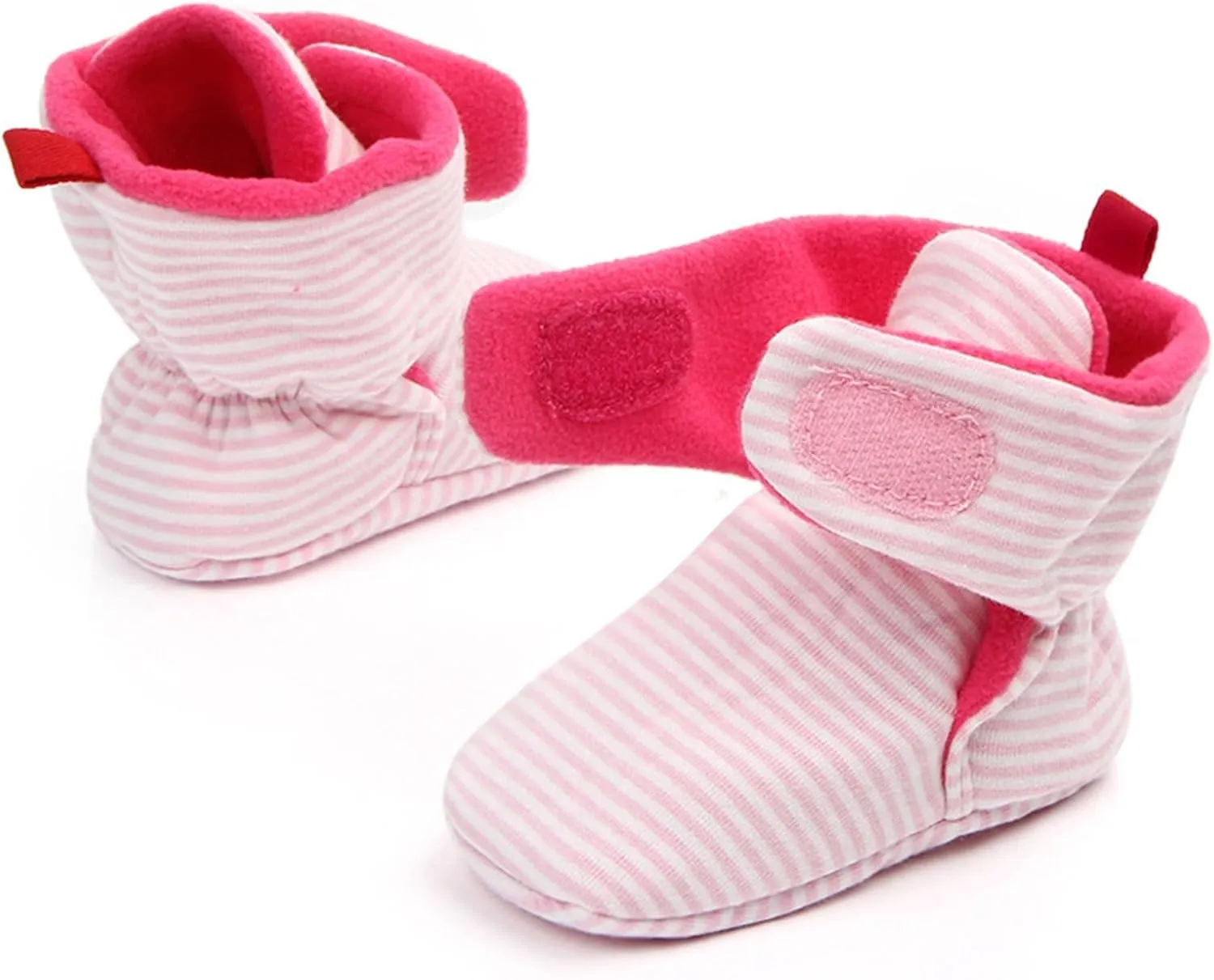 Toddler Baby Shoes Socks Solid Color Patchwork Knitted Plush Baby Socks Shoes for 0 to 12Months Shoes Boys Wide