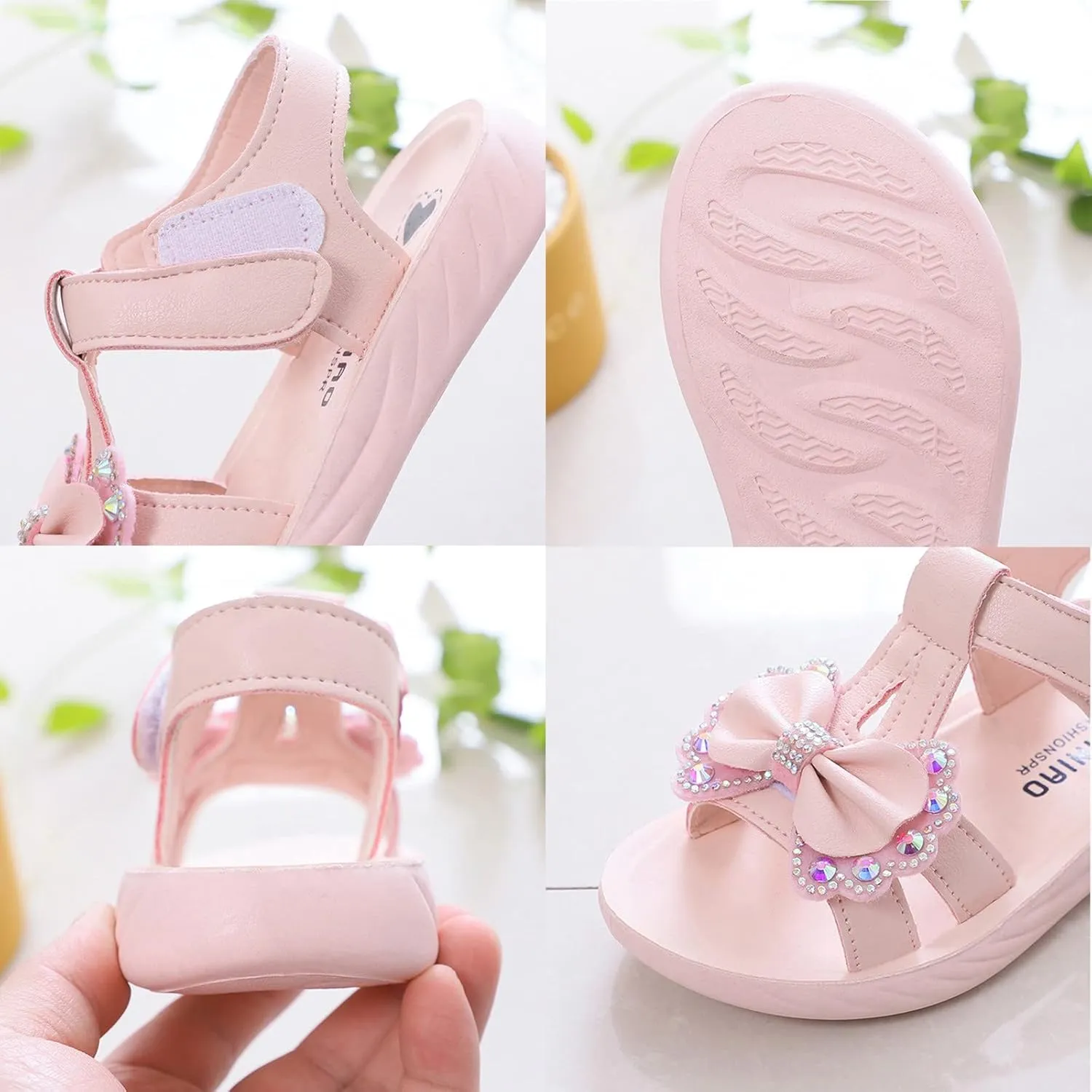 Toddler Ballet Lats Sandals Fashion Little Girls Soft Soles Children Shoes Middle Size Children Size 4 Baby Shoes Girl