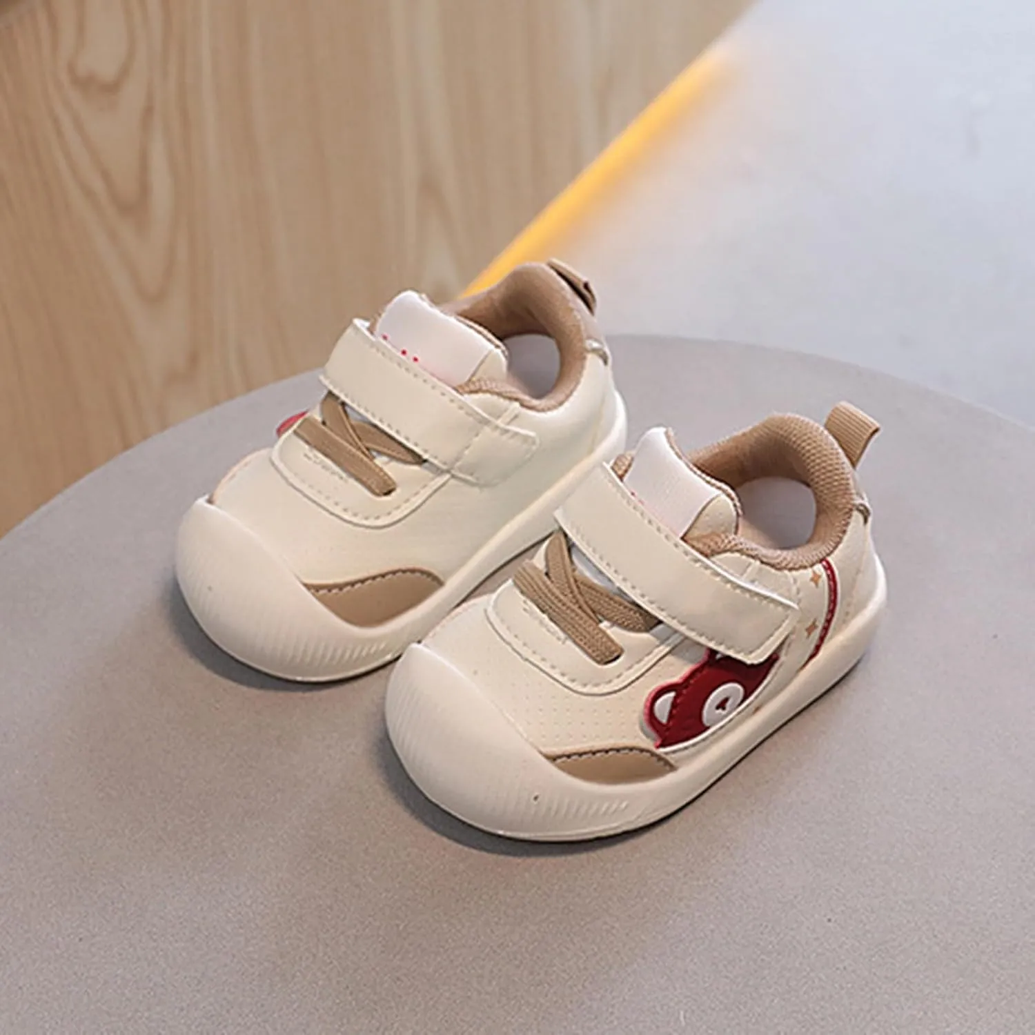 Toddler Boys Girls Cute artoon Lightweight Non-Slip Sneakers, Comfortable Soft Sole Casual First Walking Shoes