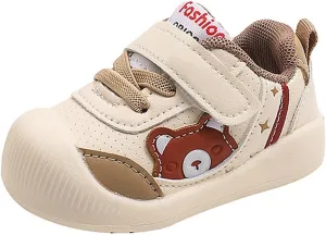Toddler Boys Girls Cute artoon Lightweight Non-Slip Sneakers, Comfortable Soft Sole Casual First Walking Shoes