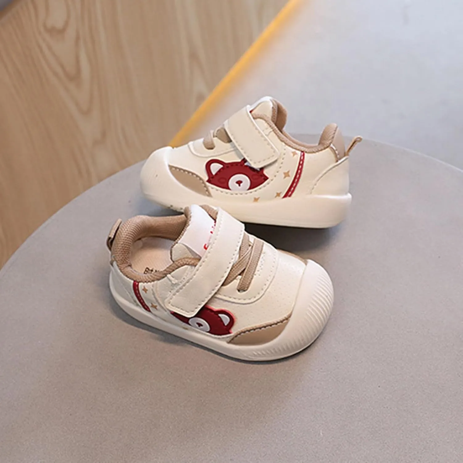 Toddler Boys Girls Cute artoon Lightweight Non-Slip Sneakers, Comfortable Soft Sole Casual First Walking Shoes
