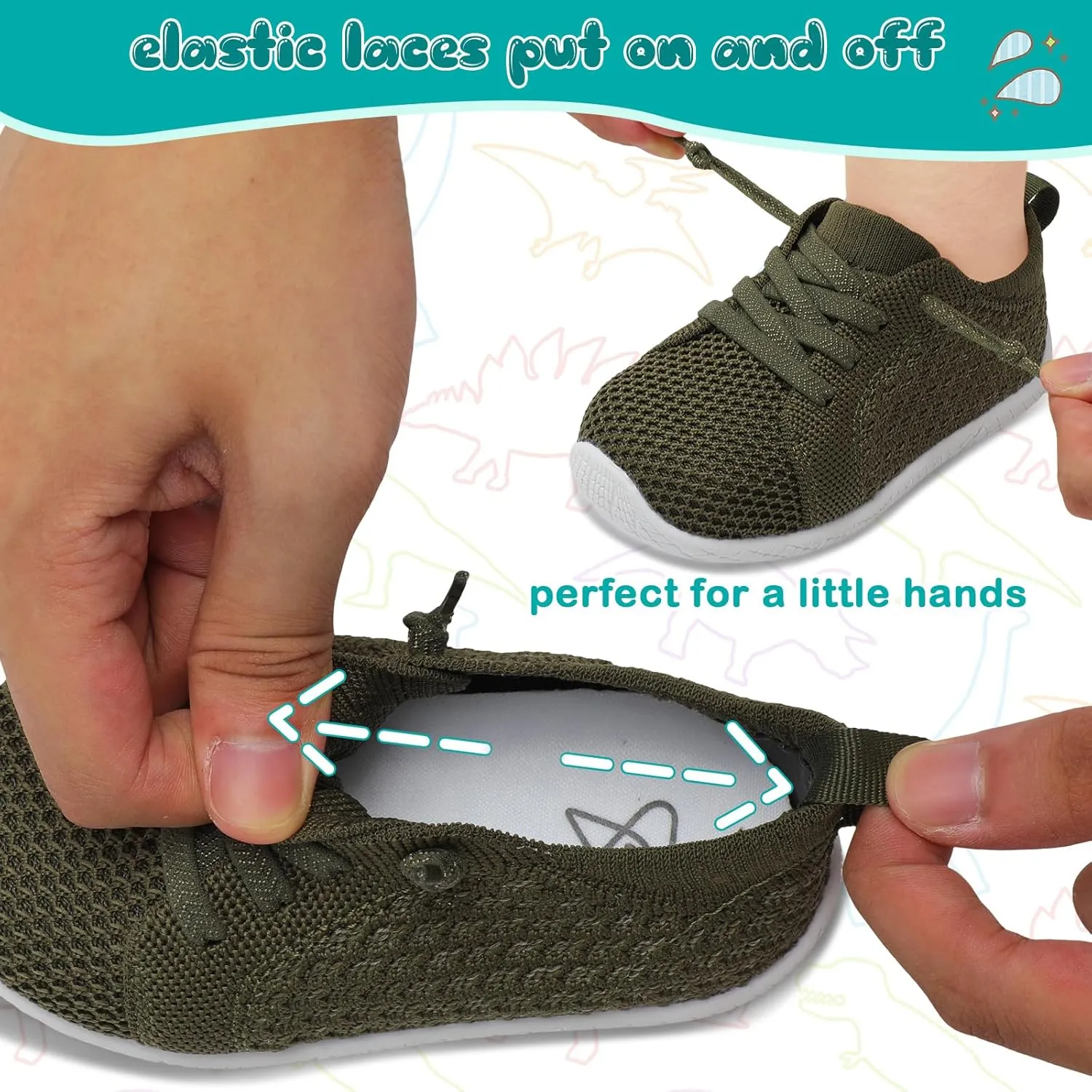 Toddler Boys Girls Shoes Barefoot Shoes Toddler Walking Shoes Kids Tennis Shoes Wide Lightweight Breathable Sneakers