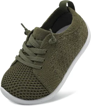 Toddler Boys Girls Shoes Barefoot Shoes Toddler Walking Shoes Kids Tennis Shoes Wide Lightweight Breathable Sneakers