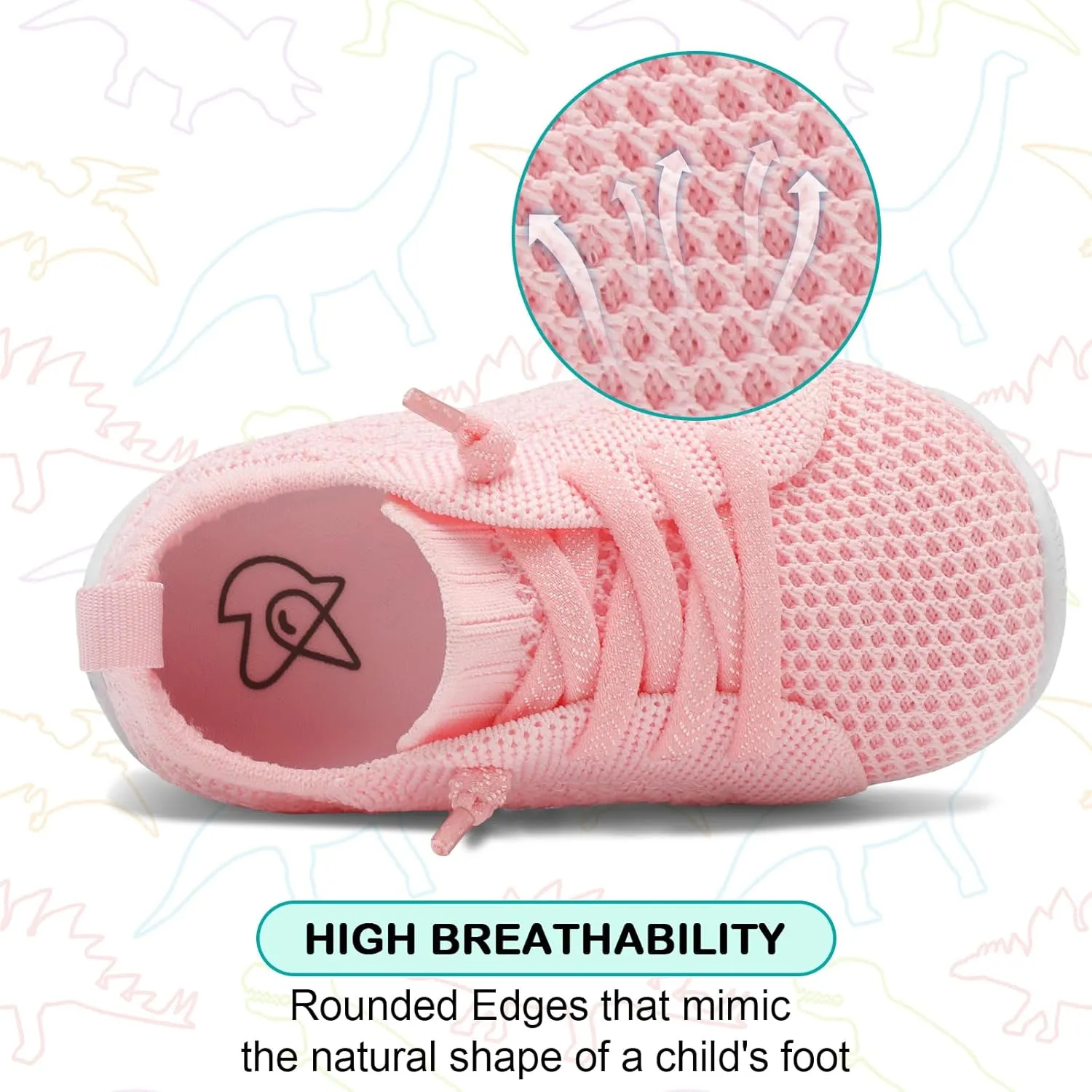 Toddler Boys Girls Shoes Barefoot Shoes Toddler Walking Shoes Kids Tennis Shoes Wide Lightweight Breathable Sneakers