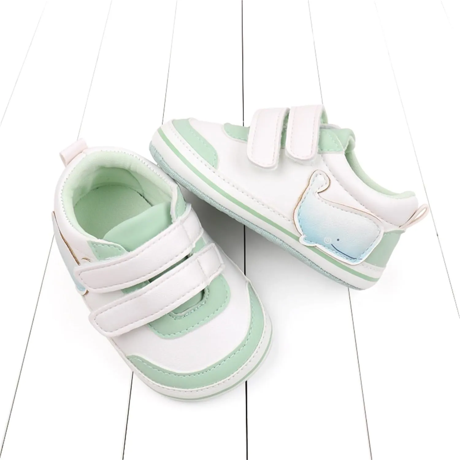 Toddler Boys Shoes Baby Soft Sole Patchwork Sneaker Kid Breathable Hook Loop Non Slip Walking Floor Casual Shoes